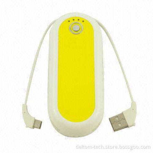 Power Bank, 4,400mAh Capacity, Built-in 18650 Battery, 16.5 x 71.5 x 110.2mm Size